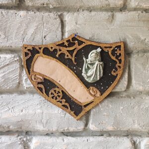 petite plaque bebe dragon vert